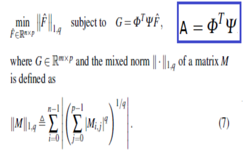 FISTA, ADMM implementation